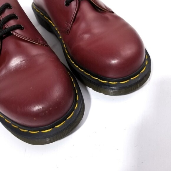Dr. Martens 1461 Cherry Smooth Leather Oxfords - Picture 5 of 11